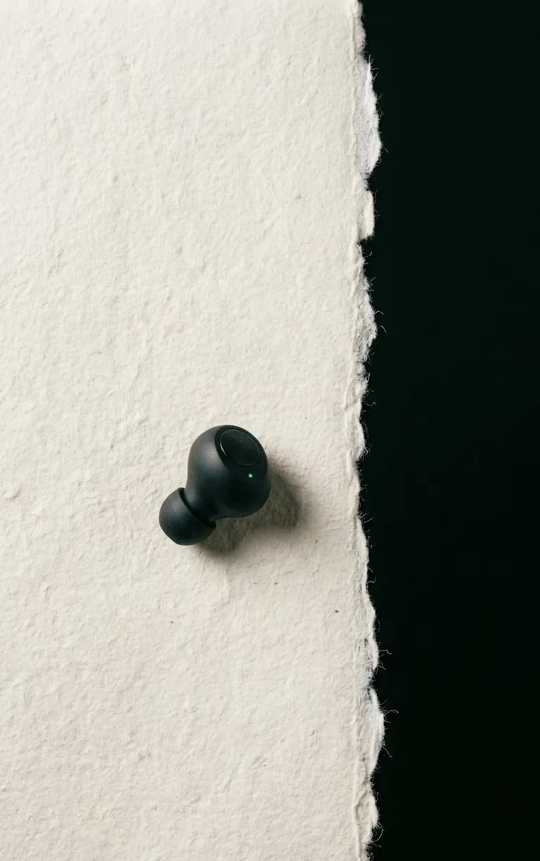 The opposite earbud, elsewhere